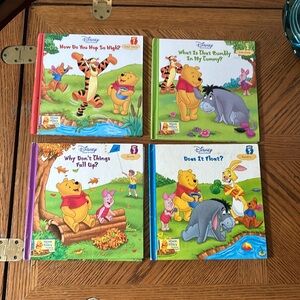 Disney Winnie The Pooh 4 Book Lot